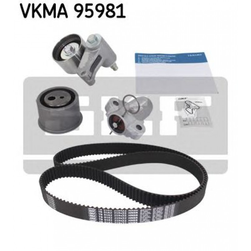 VKMA 95981 SKF Комплект (ремінь+ролики)